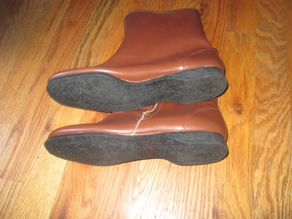 Vintage Unworn Rare Brown Upper Leather Balance M… - image 5