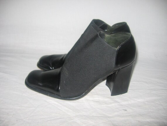 M&I Vintage Designer Made In Italy Black Vero Cuo… - image 3