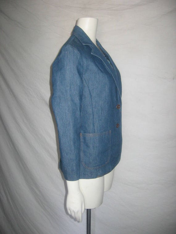 Vintage ILGWU Union Made Notched Collar Buttoned … - image 3