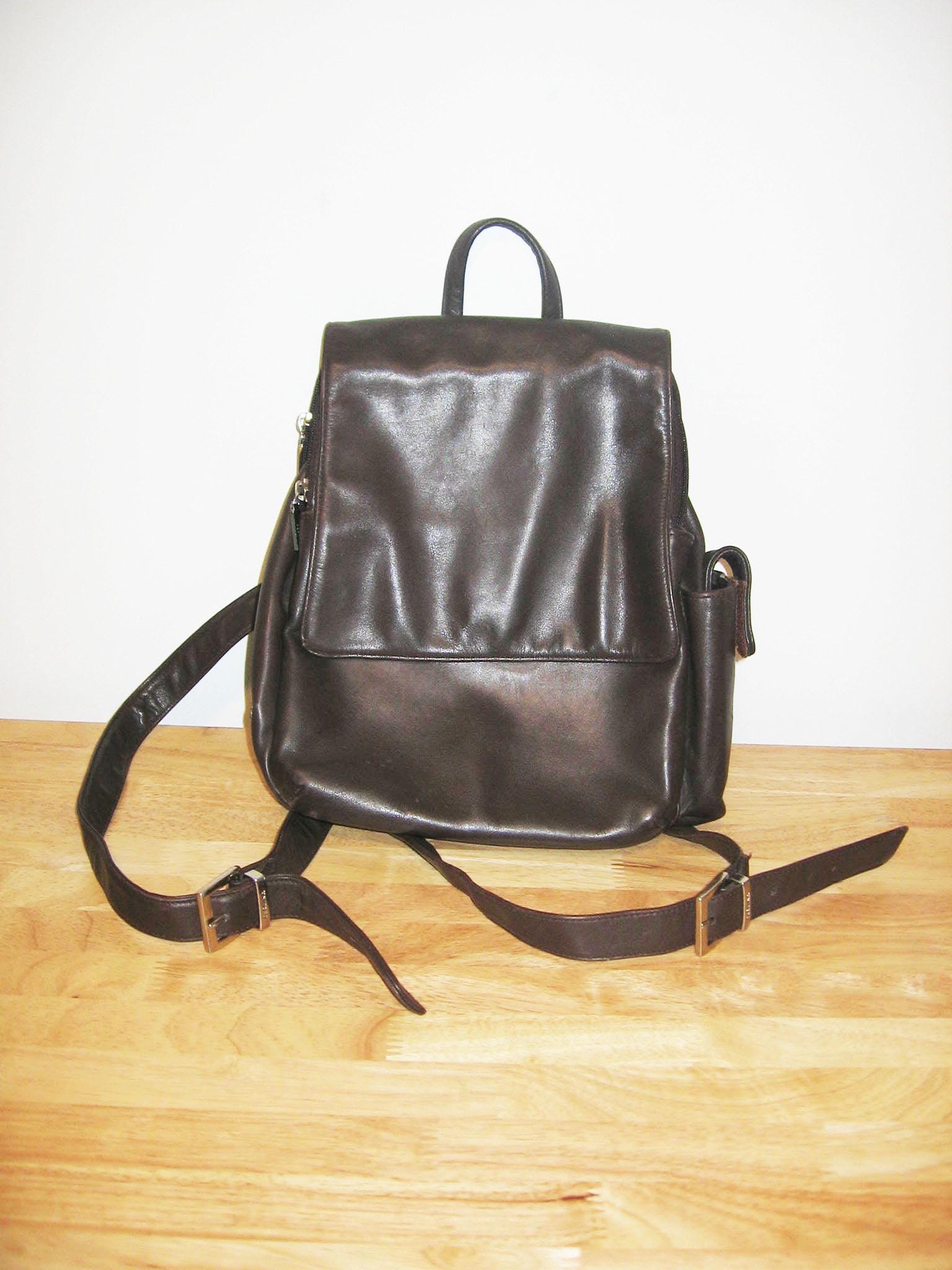 Perlina Leather Backpack