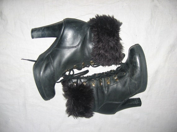 Vintage Fabulous Nine West FletchX5 Black Leather… - image 6