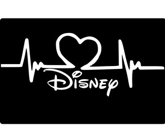 Download Disney Heartbeat Mickey Castle Vinyl Car Decal Sticker