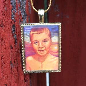 Colgante de retrato, retrato, joyería de retrato, collar de retrato, collar personalizado, collar personalizado, arte y artículos de colección, arte personalizado