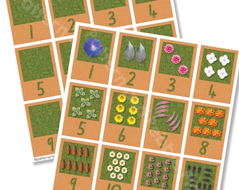 Paquete de tarjetas didácticas con números del 1 al 12, con números vacíos y piezas sueltas para el reconocimiento de números y el aprendizaje de matemáticas