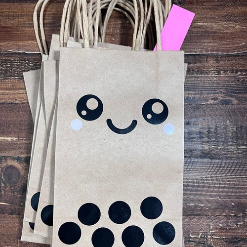 LG Boba Gift Bag. Party. Party Favor. Goodie Bag. Etsy