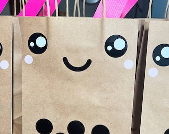 LG Boba gift bag. Party. Party favor. Goodie bag.