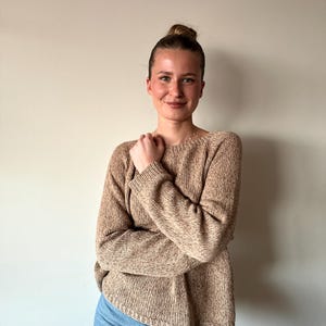 Beige Cashmere sweater Made to order