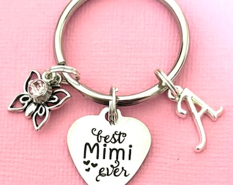 Personalized Mimi Gift, Keychain, Mother’s Day Gift