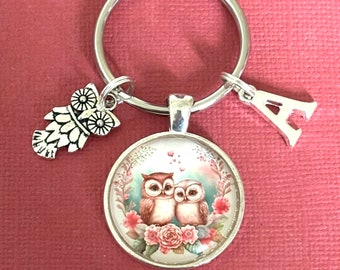 Owl Keychain, Owl Gift