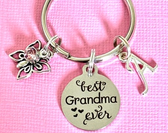 Personalized Grandma Gift, Keychain, Mother’s Day Gift