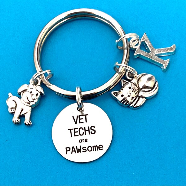 Vet Tech Gift, Vet Tech Keychain