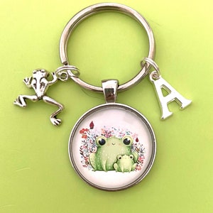 Cute Frog Gifts for Women Men Frog Keychain Frog Lovers Jewelry  Inspirational Frog Keyring
