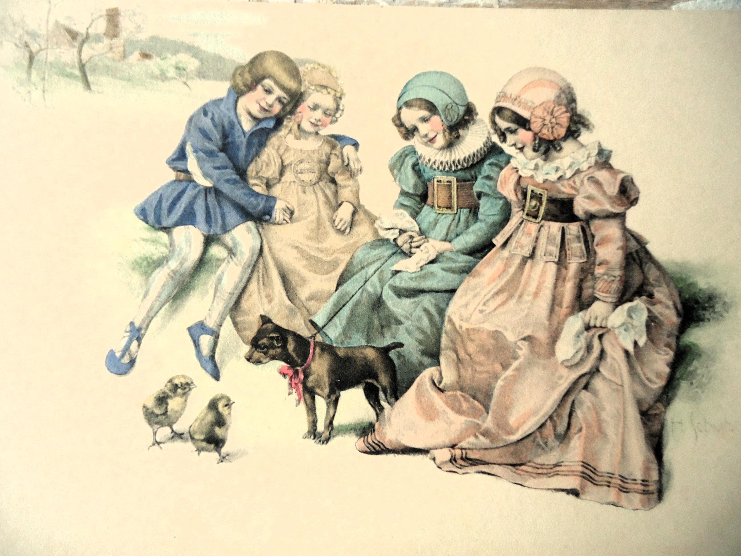 1900 fashion children - Etsy 日本
