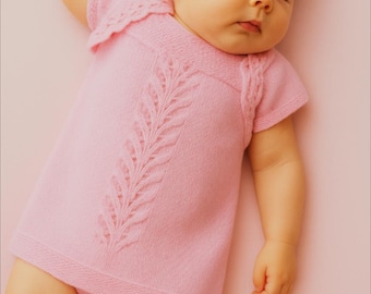 Knitting Pattern. Baby Dress and Shrug birth - 2 years, Baby Shower Gift, Knitting patterns for Baby Girls and Toddlers, DK Digital Download