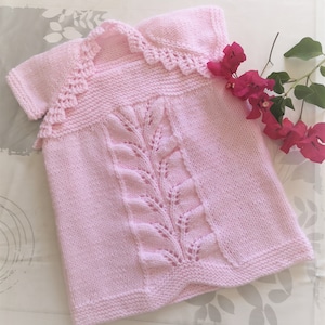 Baby Lace Dress and Shrug Knitting Pattern: 0 to 24 Months, DK Yarn (Digital Download)