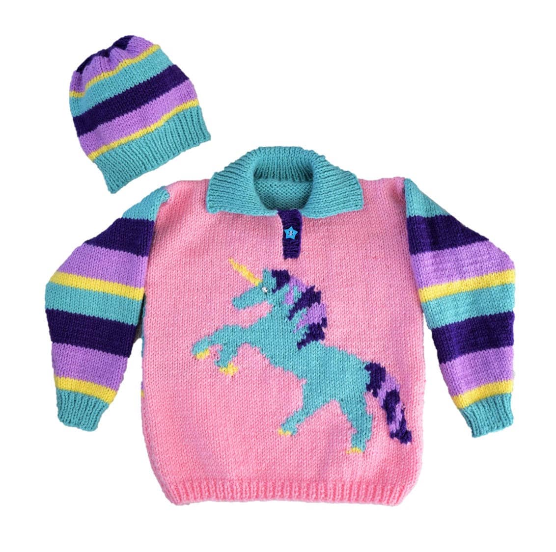 Girls unicorn jumpers sales