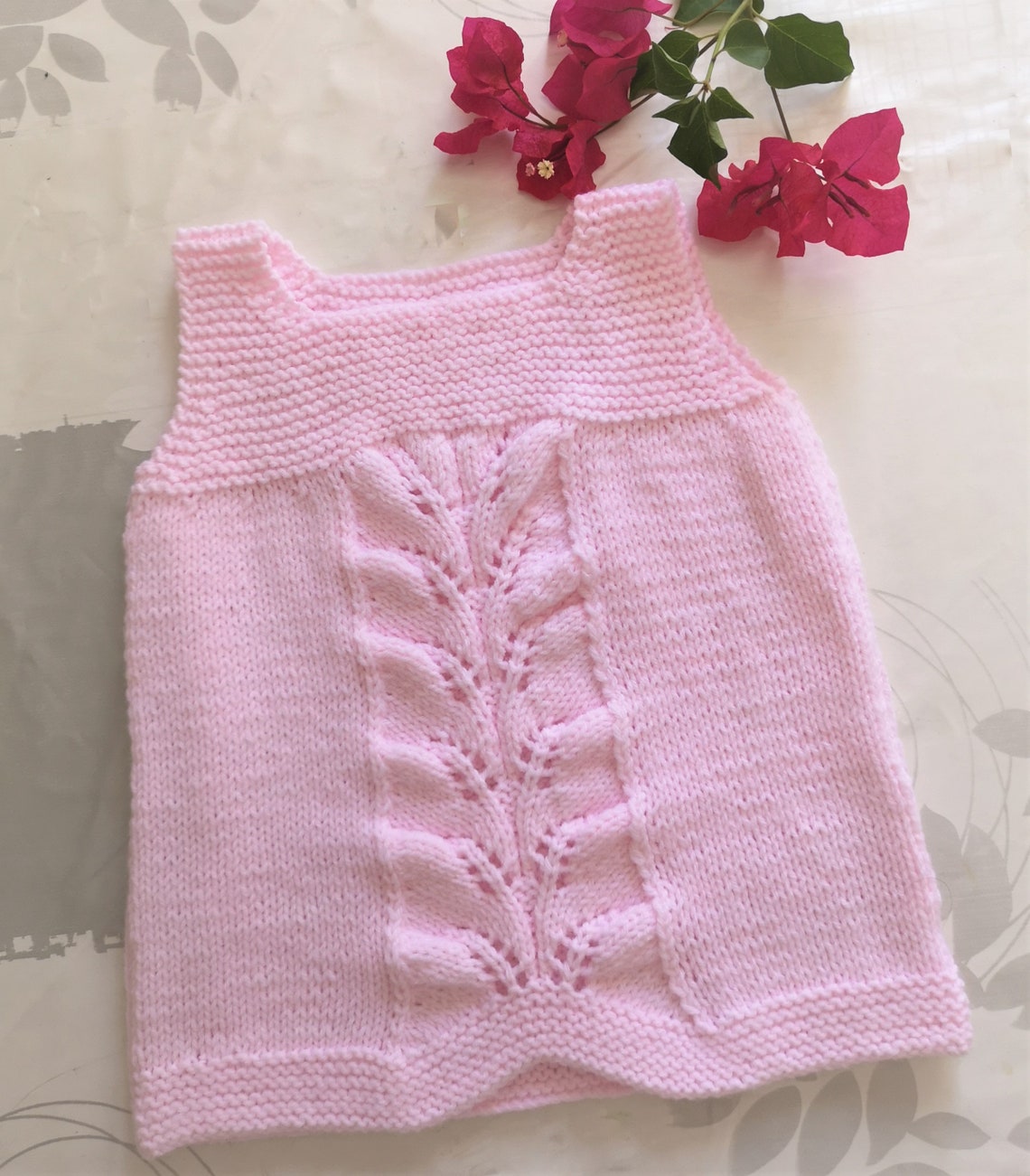 Knitting Pattern Baby Dress and Shrug Baby Shower Gift Etsy UK
