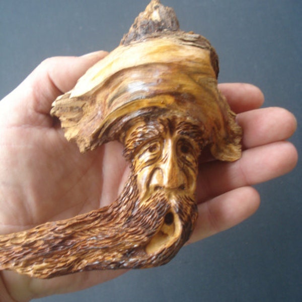 Tree Spirit Wood Carving  (W1894)