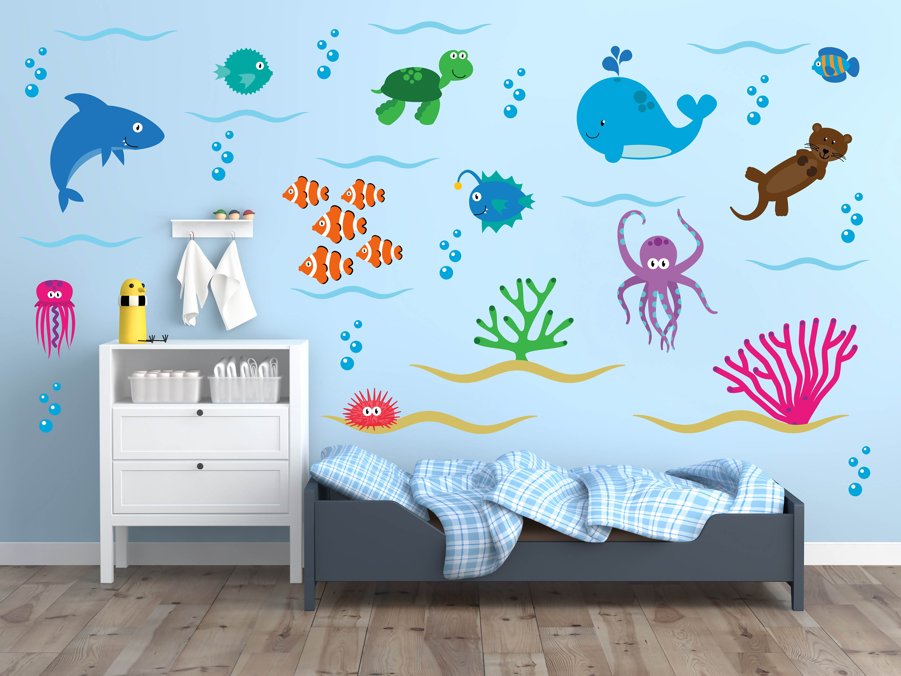 Under Construction Peel /& Stick Wall Decals 100/% Vinyl Removable