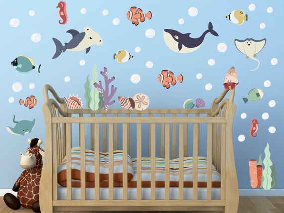Ocean Wall Decals Nursery Theme Image 0