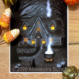 The Witch&#39;s Cottage. Witch house, cabin.