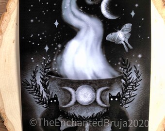 Beltane Magic, Black cats, Magic, Luna Moth