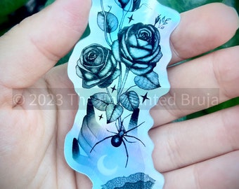Gothic Victorian hand sticker