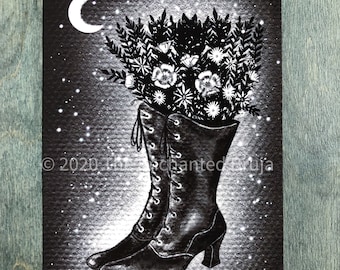 Bruja's boots, witches boots