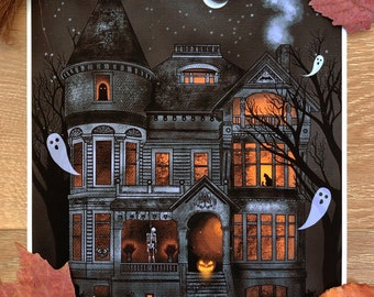 Halloween Night, the most wonderful time of the year (print).