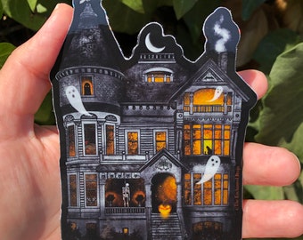 Haunted House Sticker stardust effect