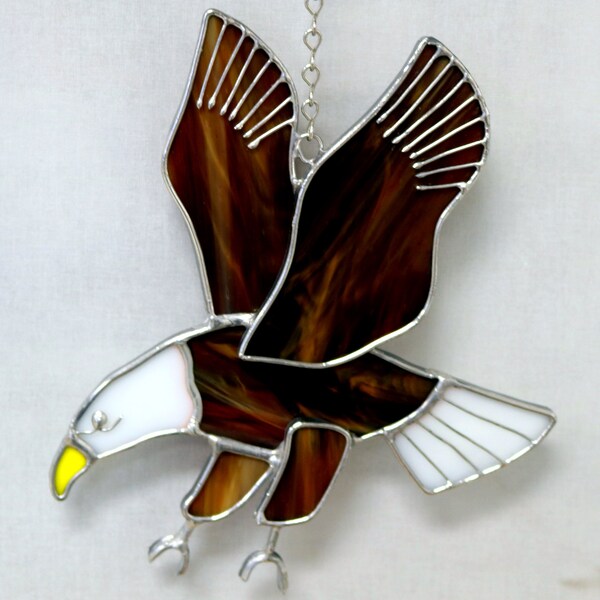 Stained Glass Eagle Etsy
