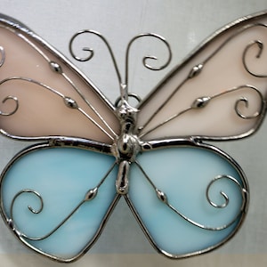 Stained Glass Butterfly Suncatcher