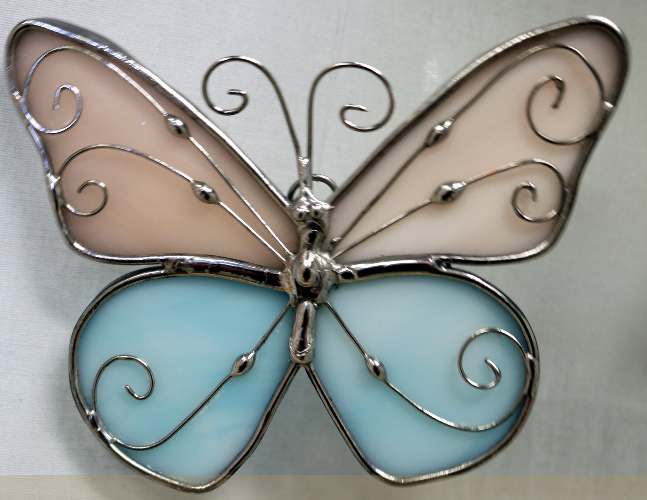 Stained Glass Butterfly Suncatcher