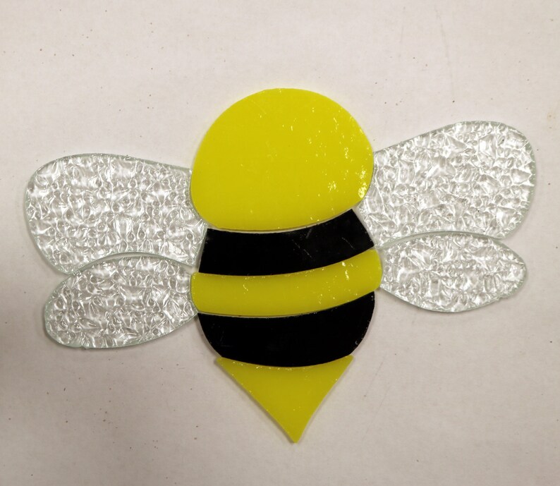 Precut Bee and Hive Stained Glass Kit Choose Bee Hive or Etsy