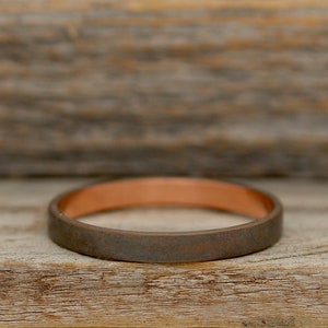 Oxidized Copper Band - 3mm