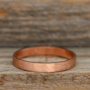 Bushed Copper Band - 3mm