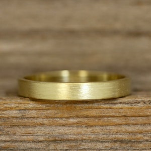 Brushed Brass Band - 3mm Flat