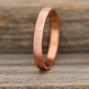 Bushed Copper Band - 3mm
