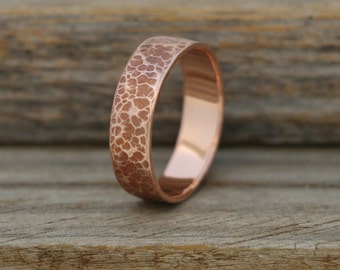 Hammered Copper Band