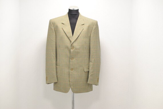 Vintage Tartan blazer , men's blazer , size XL ...
