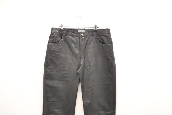 Vintage Men's Leather Pants Size W-52 