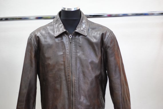 ben sherman leather coat