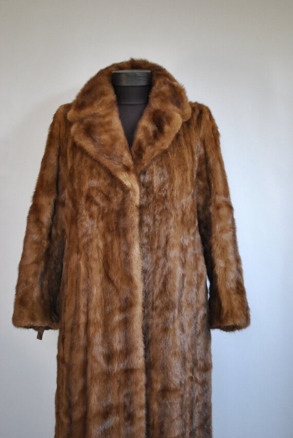 Vintage SAGA MINK LUXURY full length fur coat women's Etsy