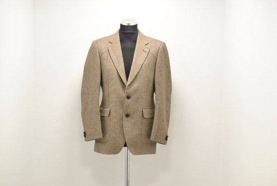 Vintage Men's wool winter blazer , casual men's bl