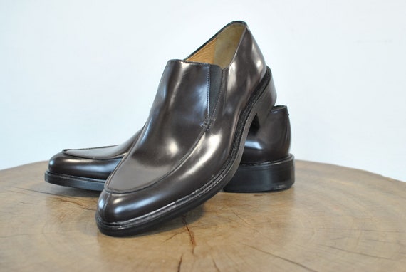 Schoenen Vintage handgemaakte Italiaanse leren schoenen 106 maat 44.5 .............. executive elegante herenschoenen Schoenen Herenschoenen Verkleden 