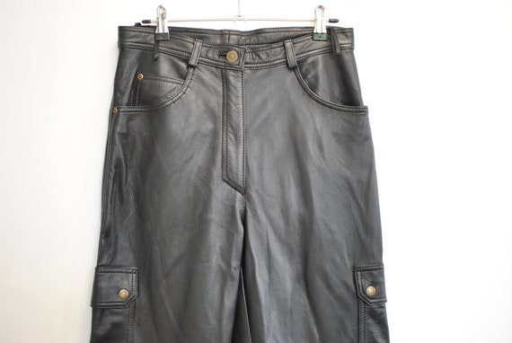 Vintage MOTORCYCLE LEATHER PANTS , women's leather