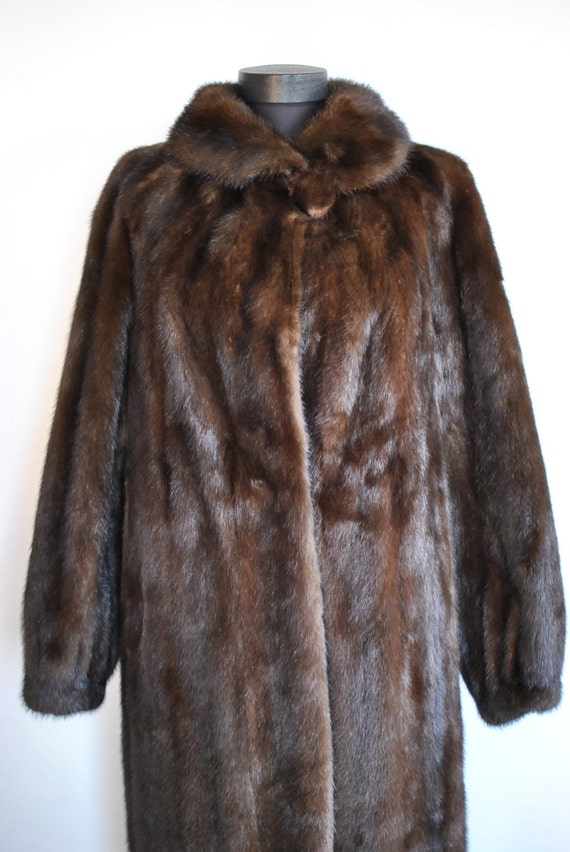 Vintage MINK FUR COAT Luxurious Women's Fur Coat | Etsy