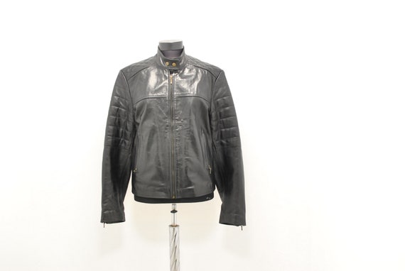Vintage Motorcycle leather jacket , women's leathe