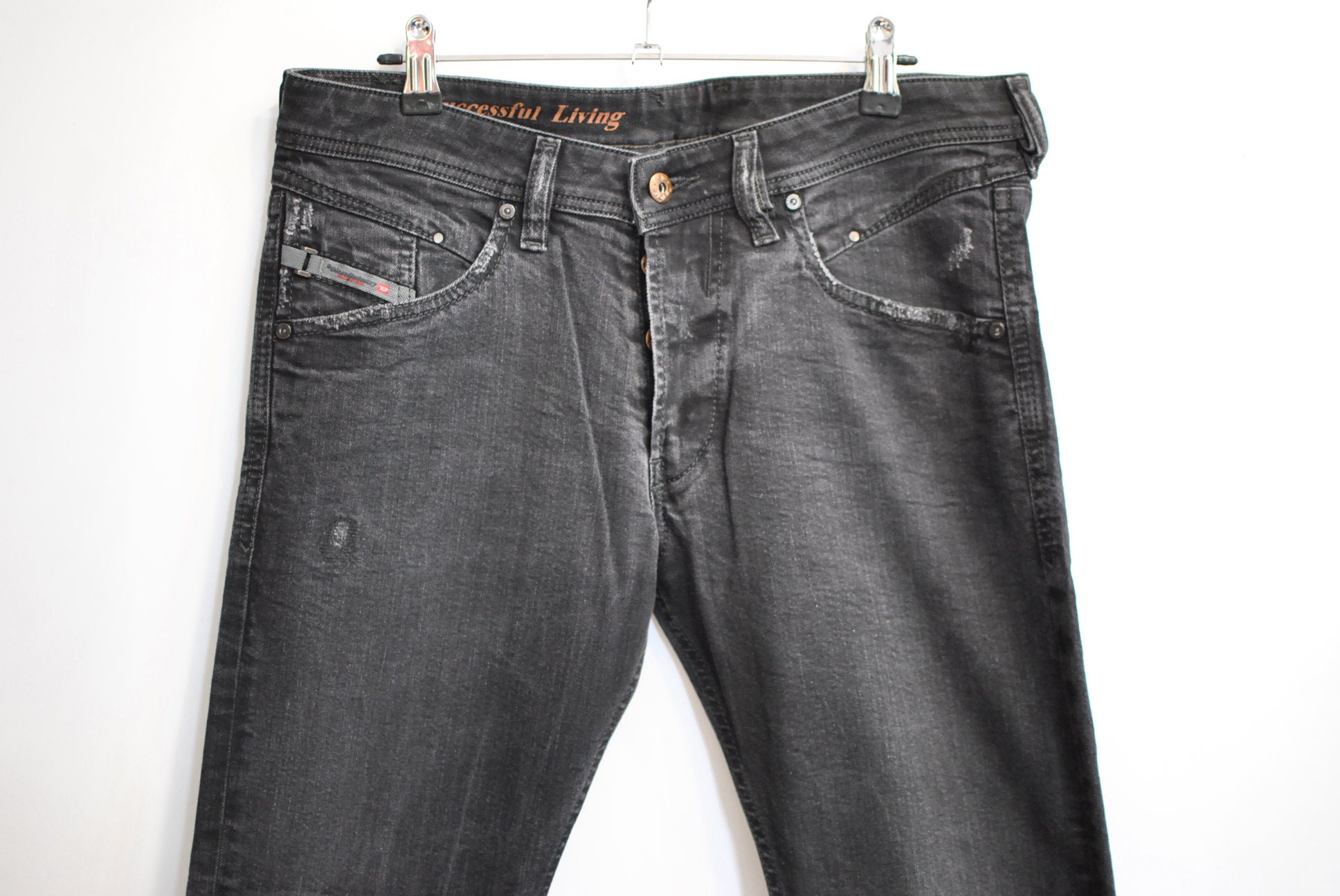 Vintage MEN'S JEANS negros W-32 ... 150 España