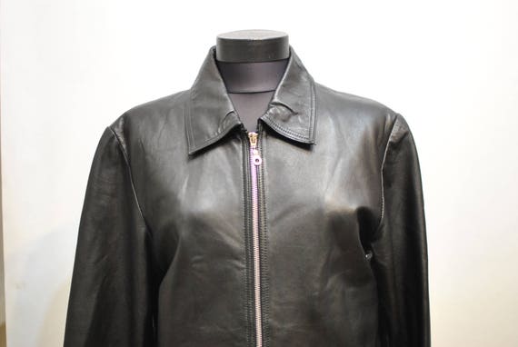 naf naf leather jacket